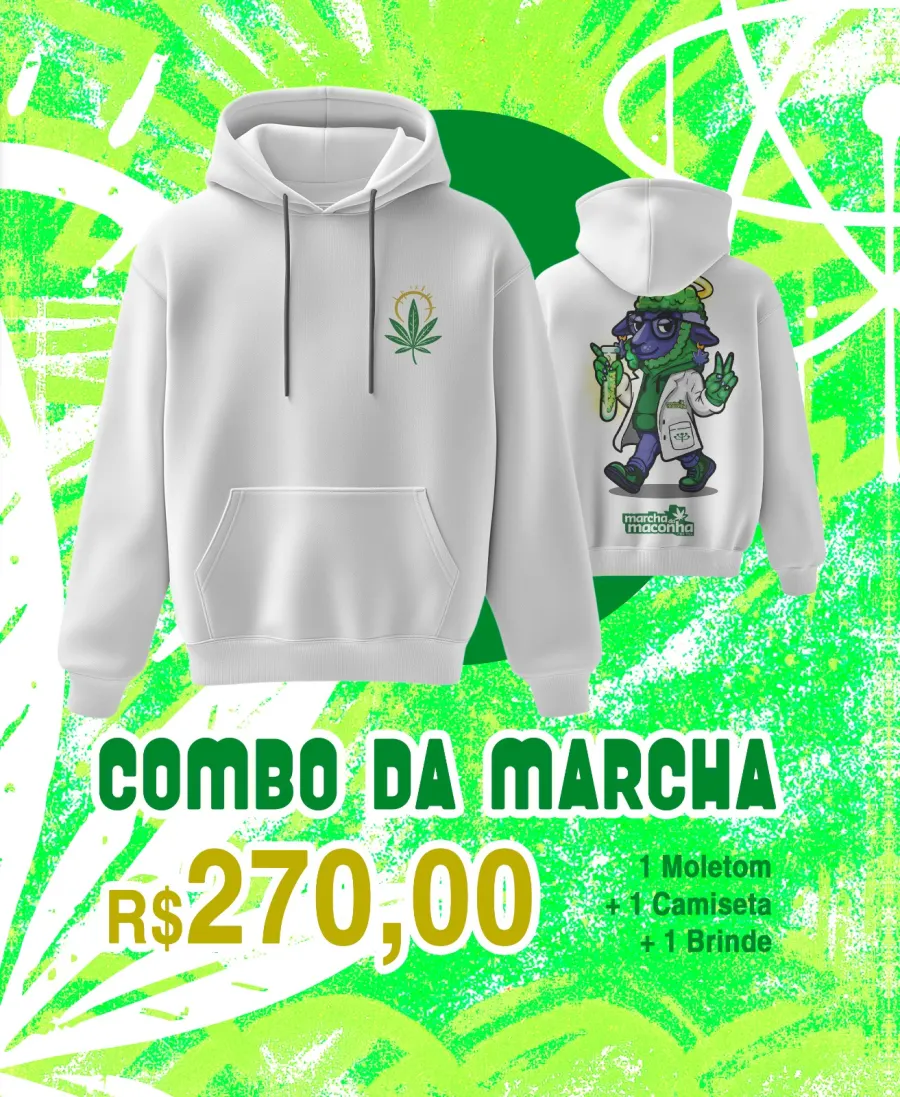 Combo da Marcha: moletom, camiseta e brinde